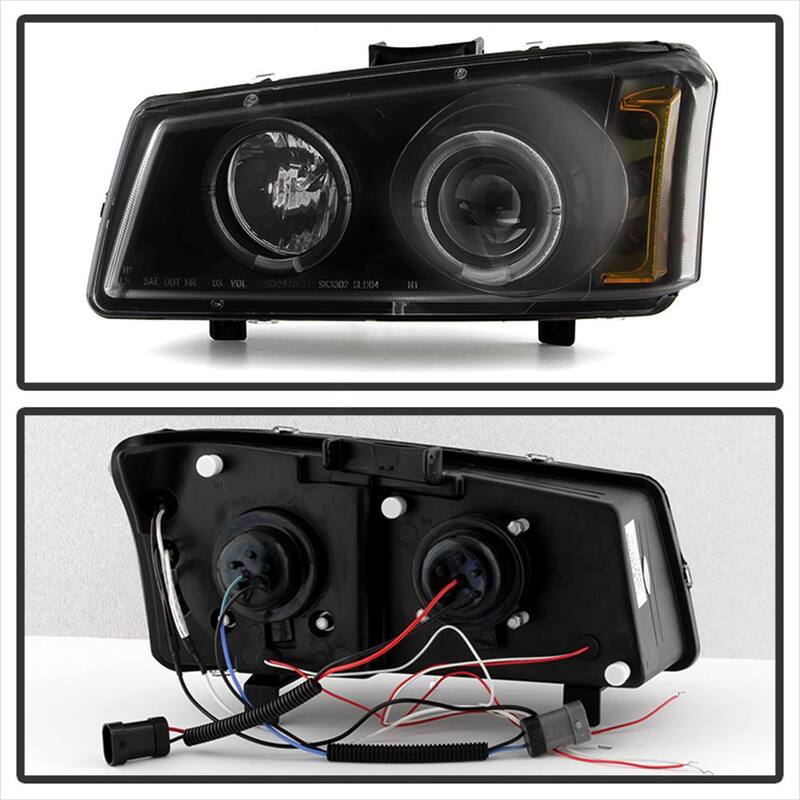 Spyder Auto Chevy Silverado 1500/2500/3500 03-06 /Chevy Silverado 2500HD 03-06 - Black Smoke - High H1 (Include) - Low H1 (Include) - 5078315