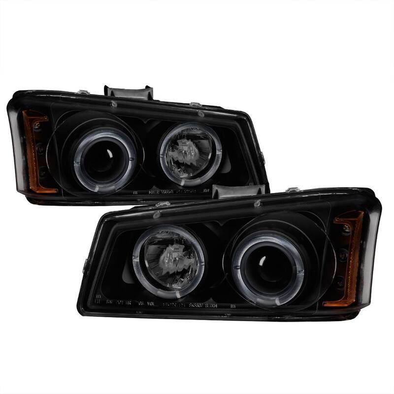Spyder Auto Chevy Silverado 1500/2500/3500 03-06 /Chevy Silverado 2500HD 03-06 - Black Smoke - High H1 (Include) - Low H1 (Include) - 5078315