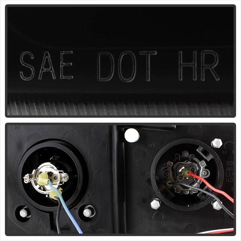 Spyder Auto Chevy Silverado 1500/2500/3500 03-06 /Chevy Silverado 2500HD 03-06 - Black Smoke - High H1 (Include) - Low H1 (Include) - 5078315