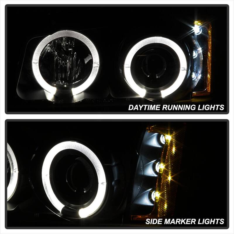 Spyder Auto Chevy Silverado 1500/2500/3500 03-06 /Chevy Silverado 2500HD 03-06 - Black Smoke - High H1 (Include) - Low H1 (Include) - 5078315