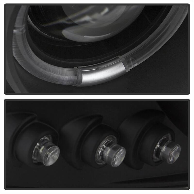 Spyder Auto GMC Sierra 1500/2500/3500 99-06 / GMC Sierra Denali 02-07 / Projector Headlights - LED Halo- Black - 5009357
