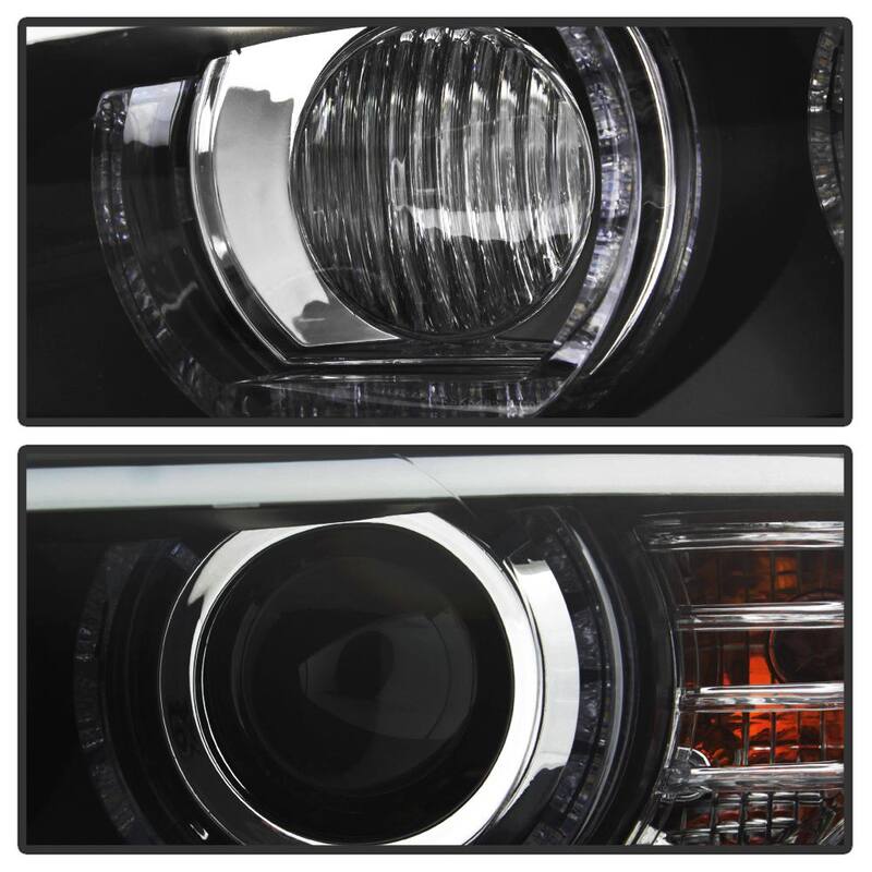 Spyder Auto BMW F92 3 Series 08-10 Projector Headlights - LED DRL - Black - 5085184