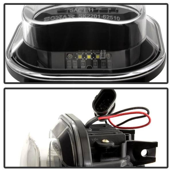 Spyder Auto Ford Superduty 11-14 LED Fog Lights - Black - 5081100