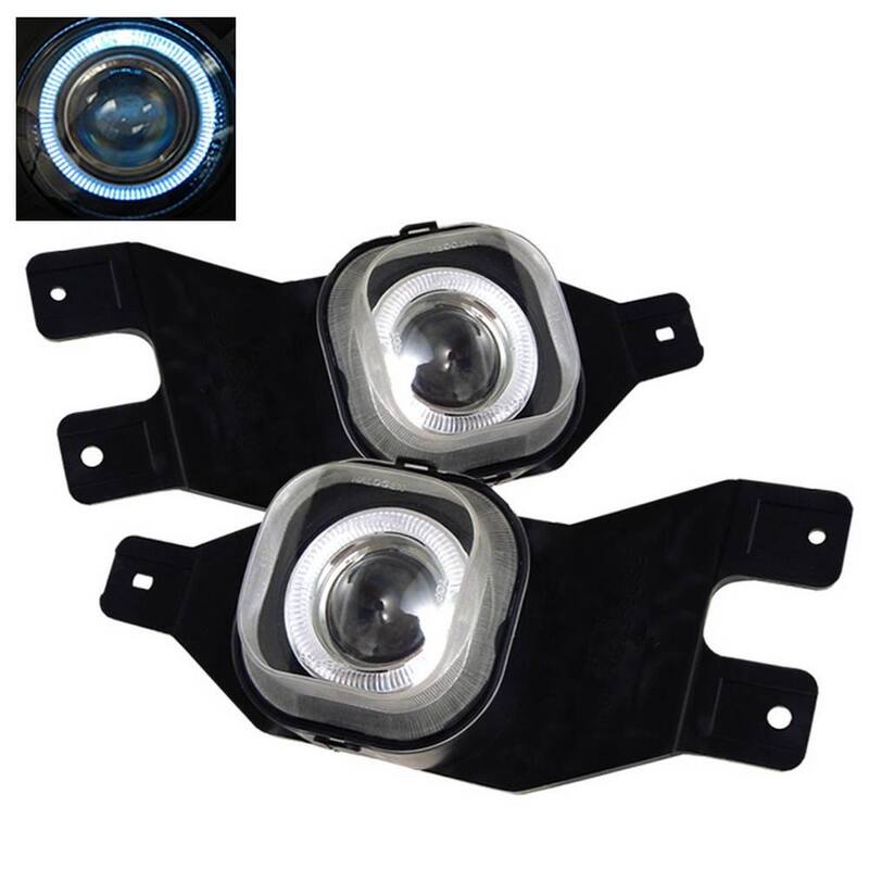 Spyder Auto Ford F250/F350 99-04 / Ford Excursion 00-05 Halo Projector Fog Lights w/Switch - Clear - 5021359