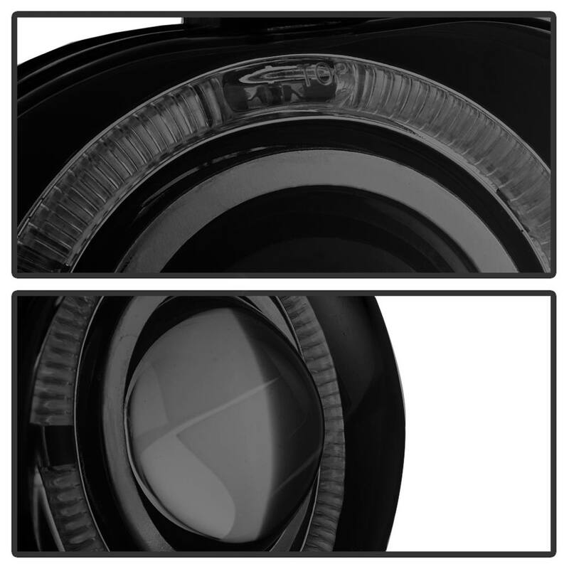 Spyder Auto DODGE RAM 1500 2002-2005/DODGE RAM 2500/3500 2003-2006 Halo Projector Fog Lights w/Switch - Smoke - 5021267