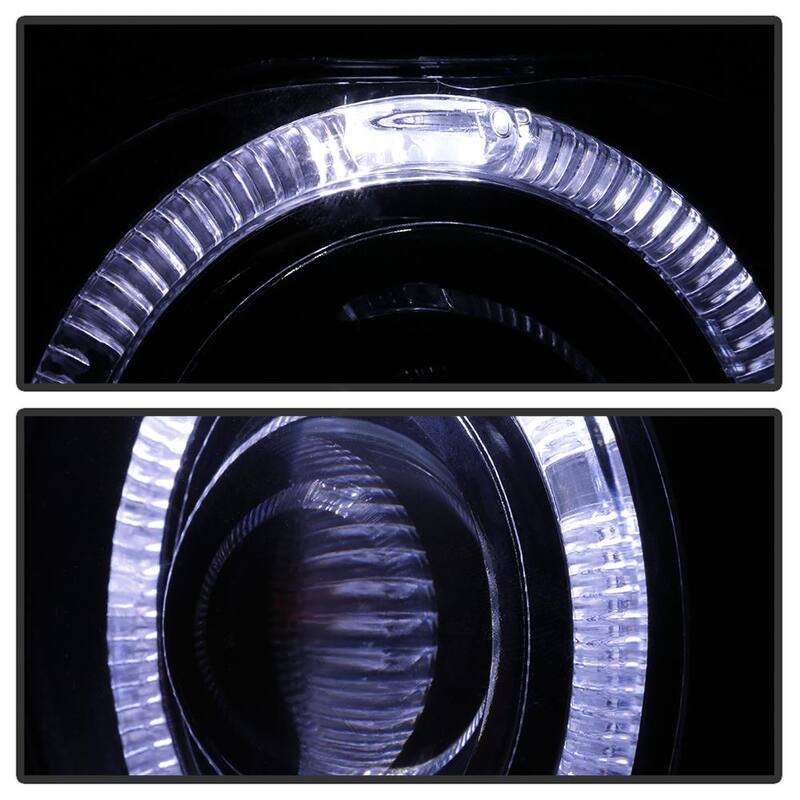 Spyder Auto DODGE RAM 1500 2002-2005/DODGE RAM 2500/3500 2003-2006 Halo Projector Fog Lights w/Switch - Clear - 5021250