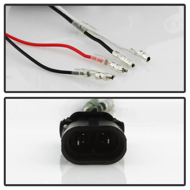 Spyder Auto DODGE RAM 1500 2002-2005/DODGE RAM 2500/3500 2003-2006 Halo Projector Fog Lights w/Switch - Clear - 5021250
