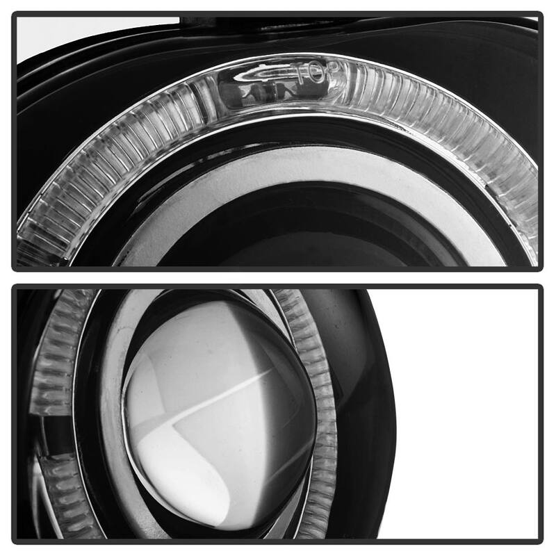 Spyder Auto DODGE RAM 1500 2002-2005/DODGE RAM 2500/3500 2003-2006 Halo Projector Fog Lights w/Switch - Clear - 5021250