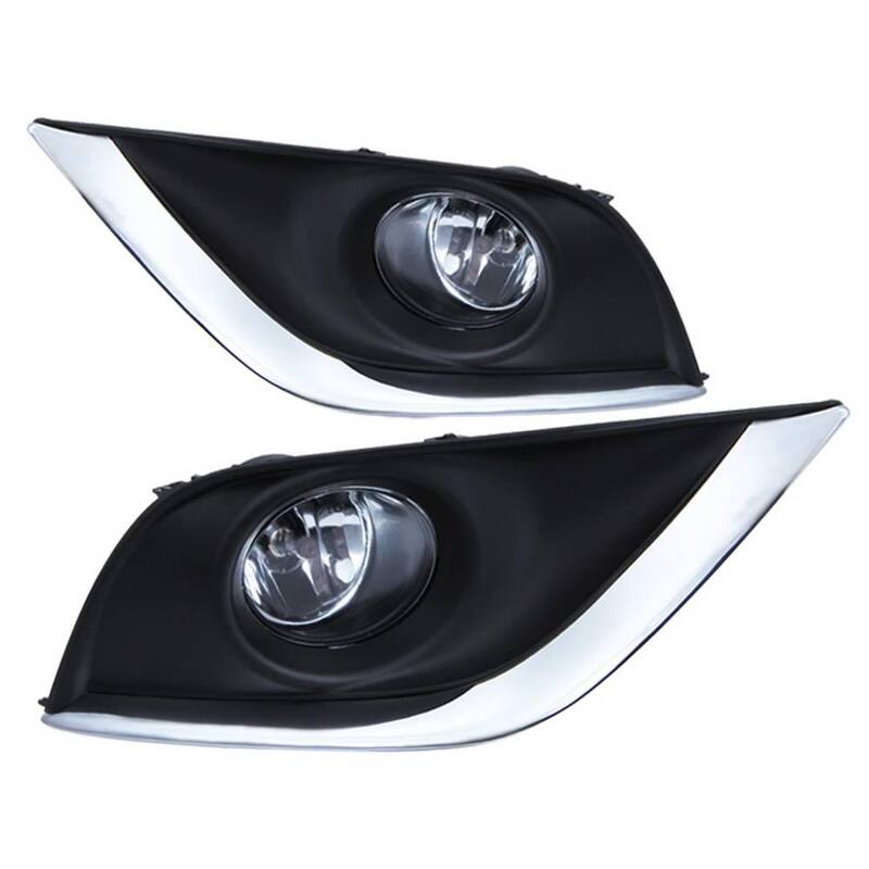 Spyder Auto Nissan versa 2015-2017 OEM Fog Lights w/Switch - Clear - 5080240