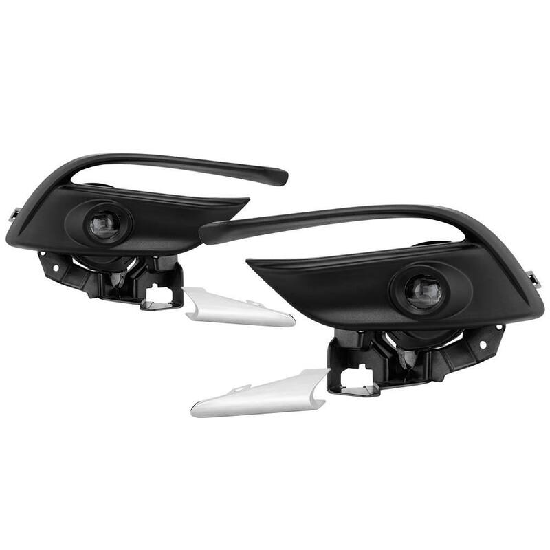 Spyder Auto Mazda 3 2017-2018 OEM Style Full LED Fog Light w/Switch- Clear - 9043192