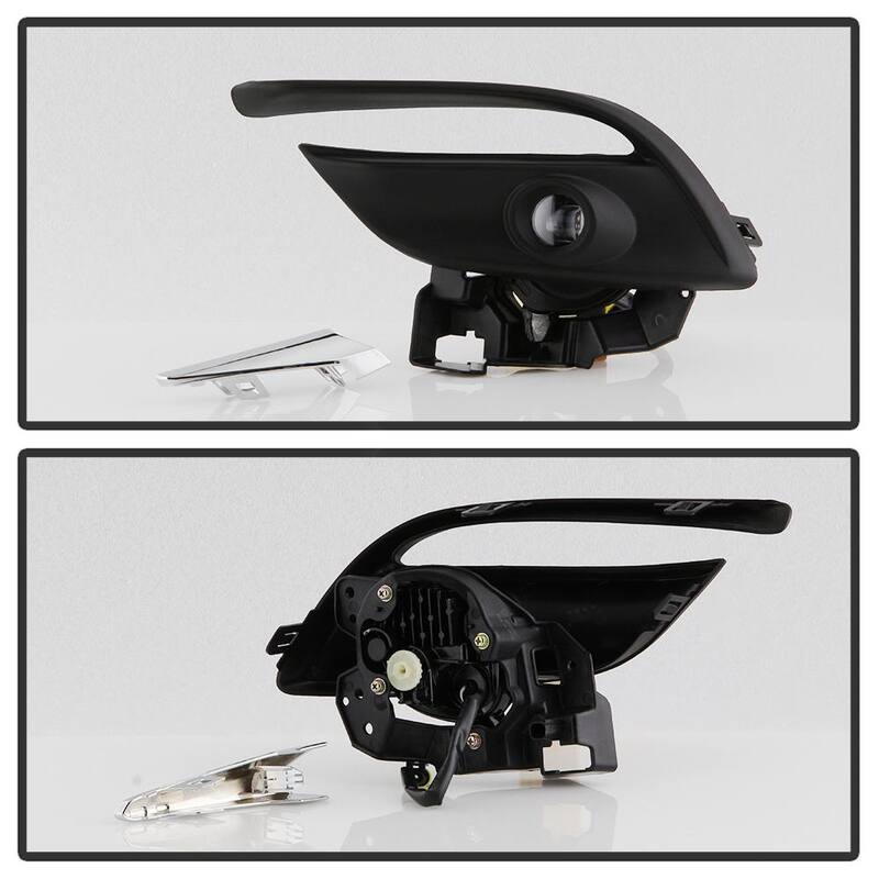 Spyder Auto Mazda 3 2017-2018 OEM Style Full LED Fog Light w/Switch- Clear - 9043192