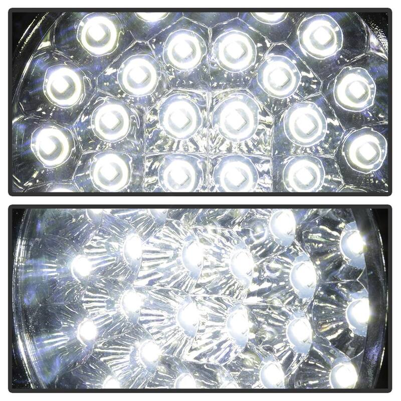 Spyder Auto Dodge Ram 02-08 / Durango 04-06 LED Fog Lights w/Switch - Clear - 5015600