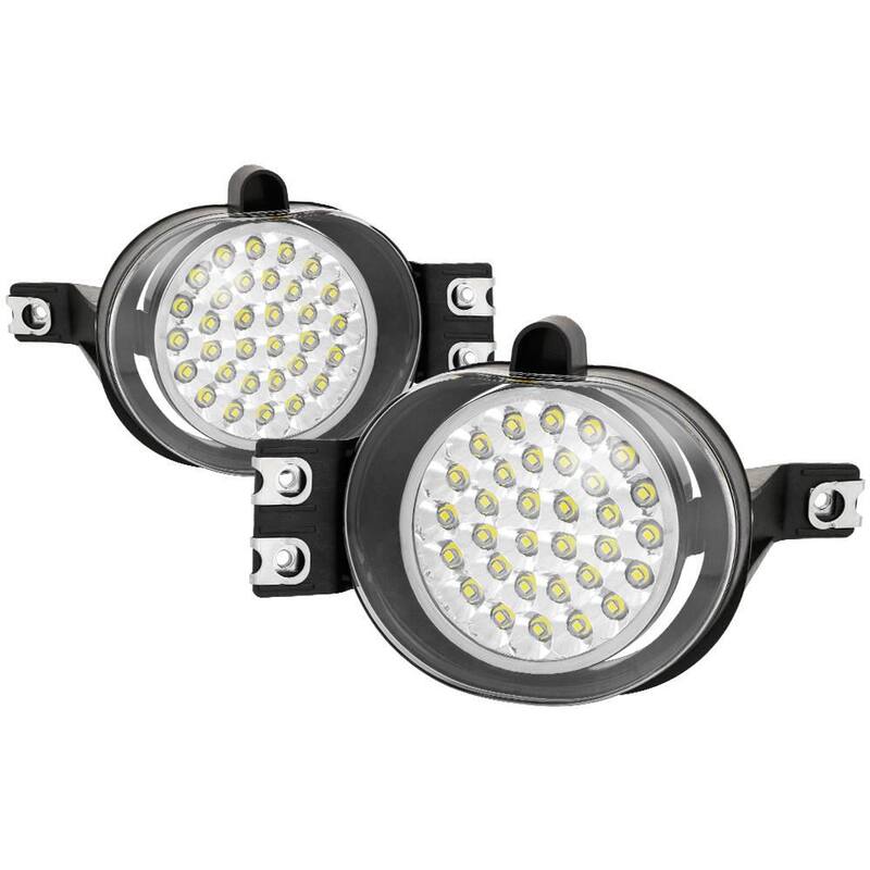 Spyder Auto Dodge Ram 02-08 / Durango 04-06 LED Fog Lights w/Switch - Clear - 5015600