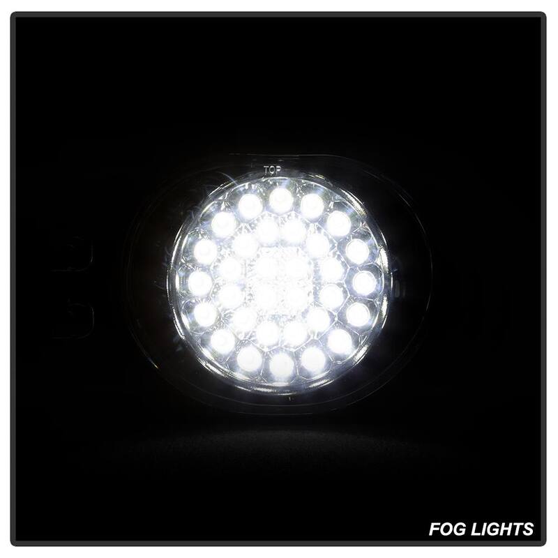 Spyder Auto Dodge Ram 02-08 / Durango 04-06 LED Fog Lights w/Switch - Clear - 5015600