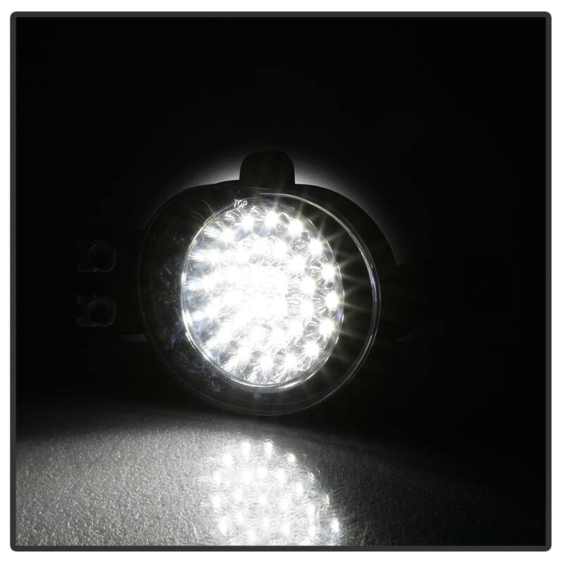 Spyder Auto Dodge Ram 02-08 / Durango 04-06 LED Fog Lights w/Switch - Clear - 5015600