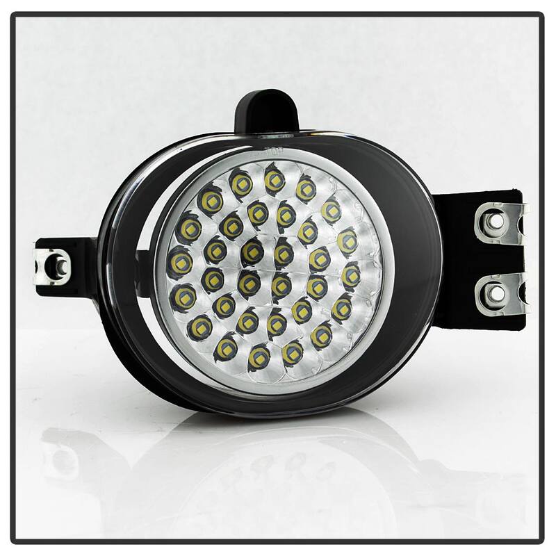 Spyder Auto Dodge Ram 02-08 / Durango 04-06 LED Fog Lights w/Switch - Clear - 5015600