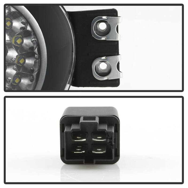Spyder Auto Dodge Ram 02-08 / Durango 04-06 LED Fog Lights w/Switch - Clear - 5015600