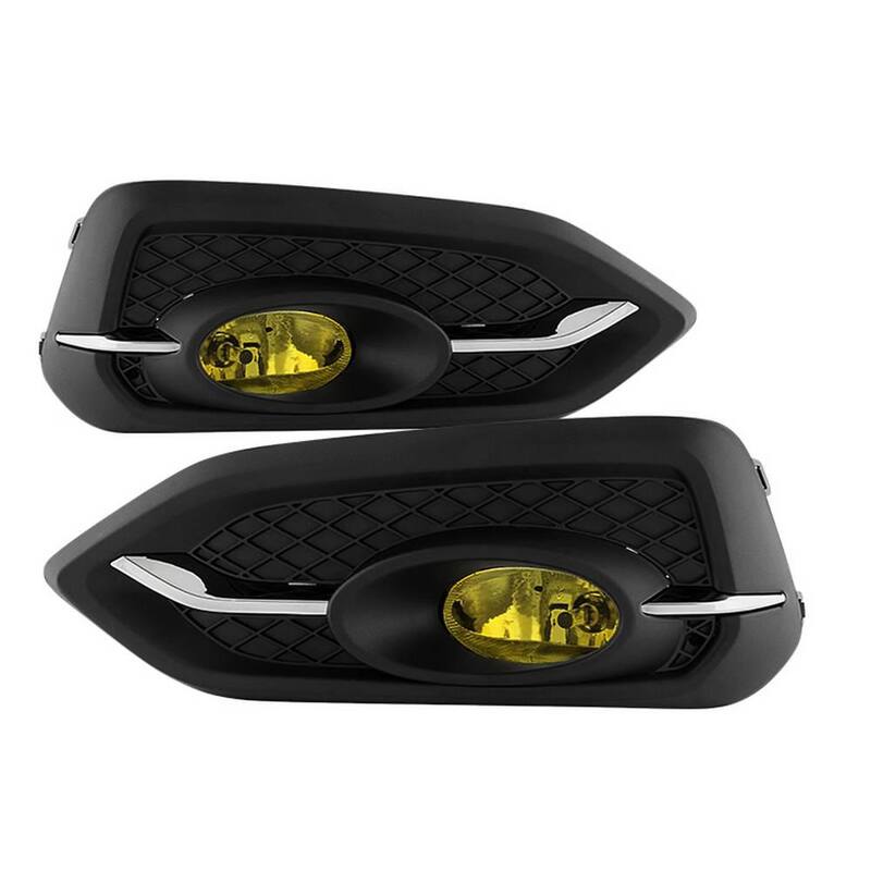 Spyder Auto Honda Civic 2014-2015 2Dr/Coupe OEM Fog Light W/Switch- Yellow - 5080233