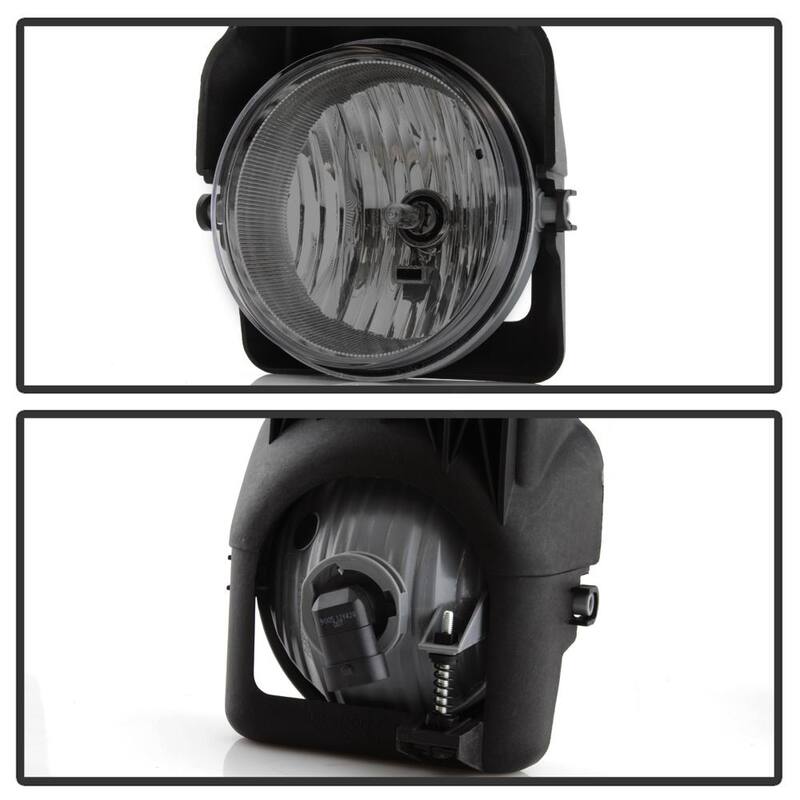Spyder Auto GMC Sierra 1500/2500/3500 03-06 / Sierra 1500HD/2500HD 03-06 OEM Fog Lights wo/switch - Smoke - 5038388