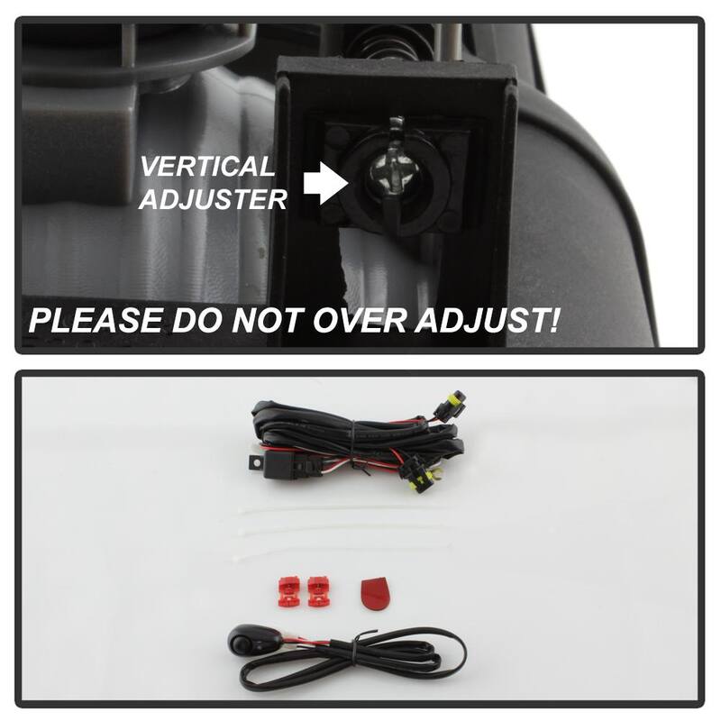 Spyder Auto GMC Sierra 1500/2500/3500 03-06 / Sierra 1500HD/2500HD 03-06 OEM Fog Lights wo/switch - Smoke - 5038388