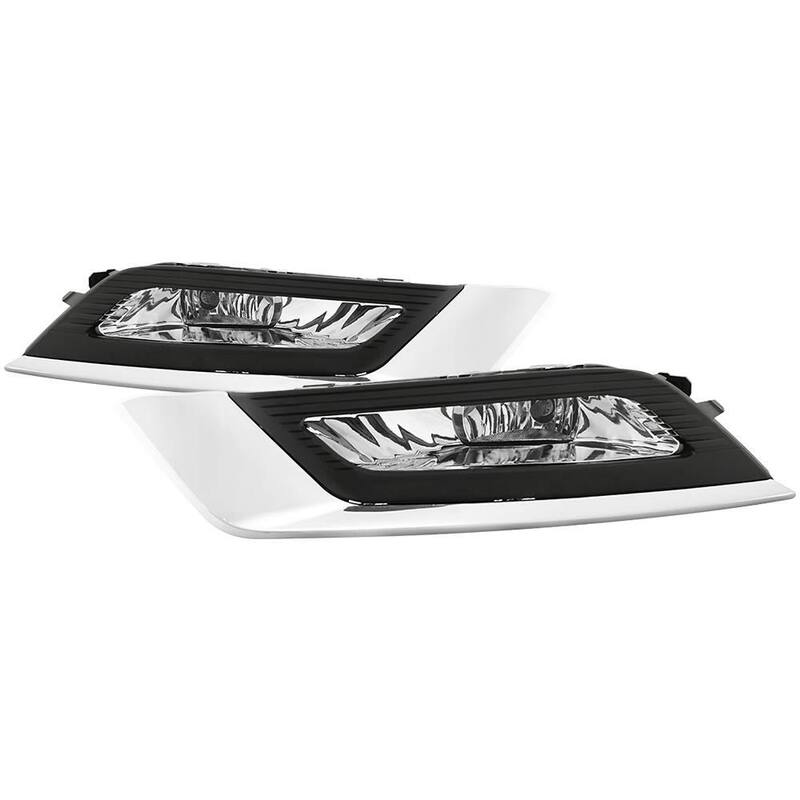 Spyder Auto Ford Fusion 2017-2018 OEM Fog Lights W/Switch and Cover - Clear - 5085405