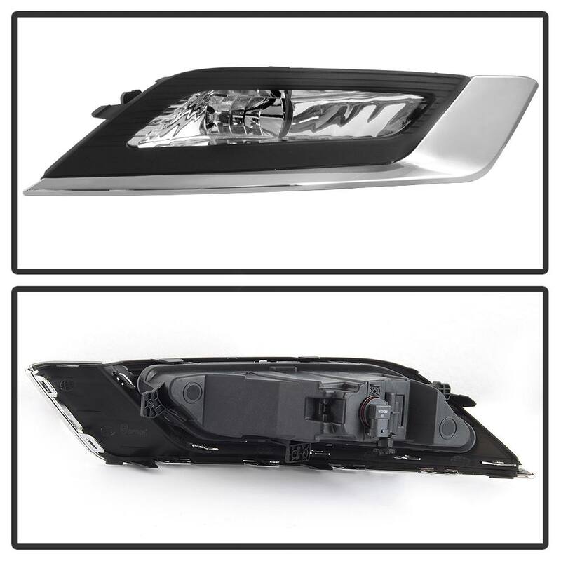 Spyder Auto Ford Fusion 2017-2018 OEM Fog Lights W/Switch and Cover - Clear - 5085405