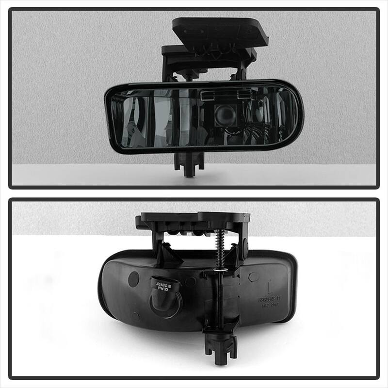 Spyder Auto GMC Sierra 1500/2500 99-02 / Sierra 1500HD/2500HD/3500/C3 01-02 / GMC Yukon 00-06 OEM Fog Lights wo/switch - Smoke - 5025494