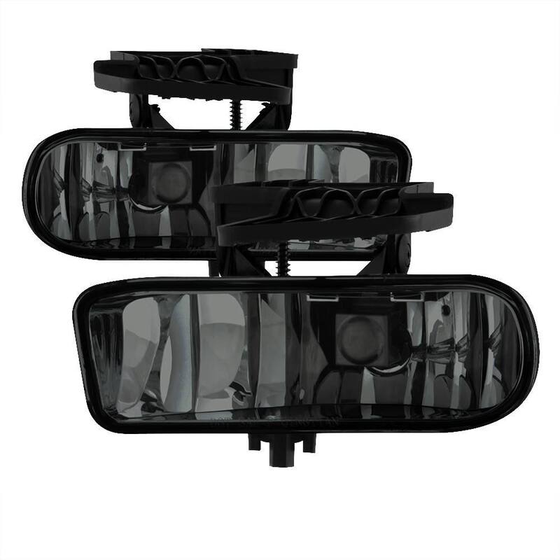 Spyder Auto GMC Sierra 1500/2500 99-02 / Sierra 1500HD/2500HD/3500/C3 01-02 / GMC Yukon 00-06 OEM Fog Lights wo/switch - Smoke - 5025494