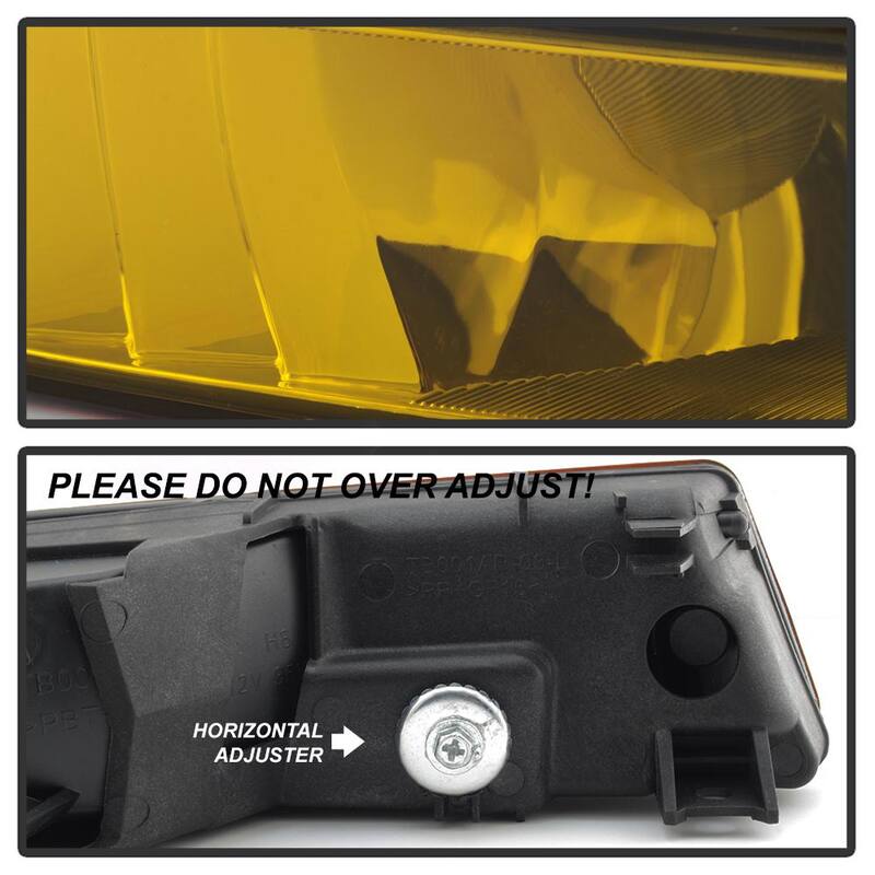 Spyder Auto Acura TL 02-03 OEM Fog Lights wo/Switch - Yellow - 5071644