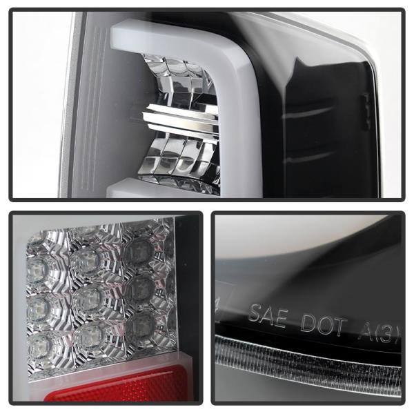 Spyder Auto Toyota Tundra 2014-2018 Light Bar LED Tail Lights - Black - 5080196