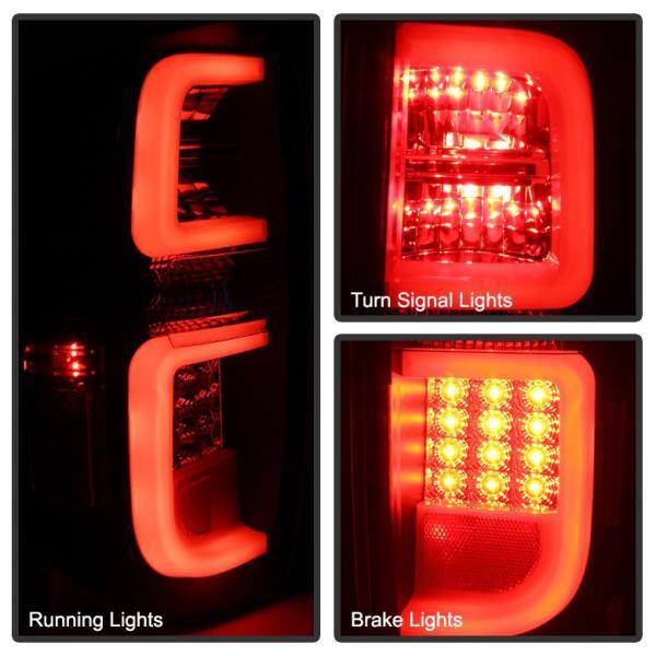 Spyder Auto Toyota Tundra 2014-2018 Light Bar LED Tail Lights - Black - 5080196