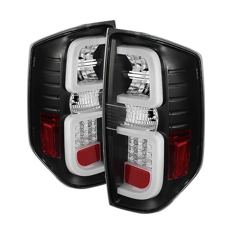 Spyder Auto Toyota Tundra 2014-2018 Light Bar LED Tail Lights - Black - 5080196