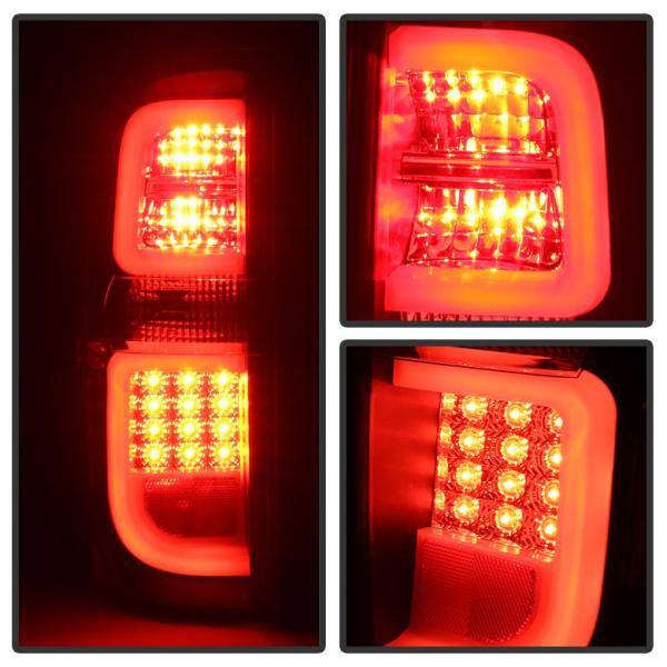 Spyder Auto Toyota Tundra 2014-2018 Light Bar LED Tail Lights - Black - 5080196