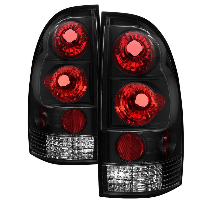 Spyder Auto Toyota Tacoma 05-15 Euro Style Tail Lights (not compatible with factory equipped led tail lights) - Black - 5007896