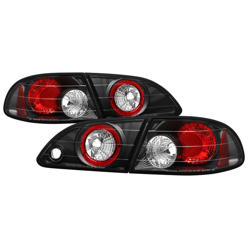 Spyder Auto Toyota Corolla 98-02 Euro Style Tail Lights - Black - 5007476