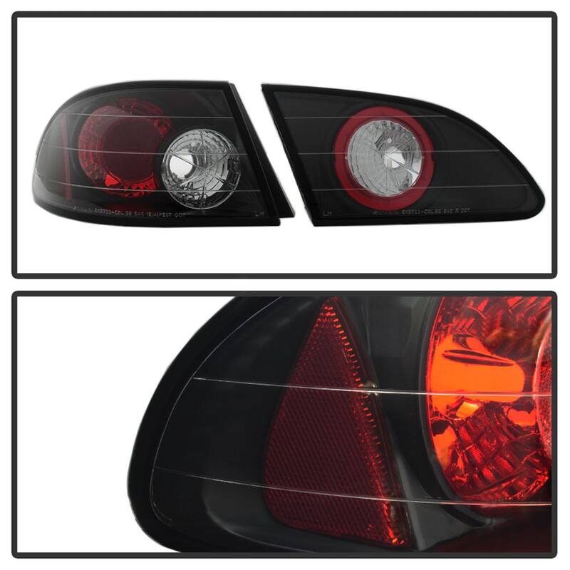 Spyder Auto Toyota Corolla 98-02 Euro Style Tail Lights - Black - 5007476
