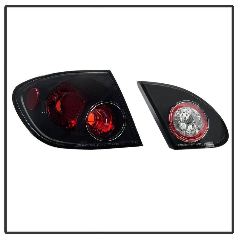 Spyder Auto Toyota Corolla 03-08 Euro Style Tail Lights - Black - 5007339