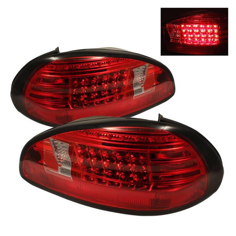 Spyder Auto Pontiac Grand Prix 97-03 LED Tail Lights - Red Clear - 5007162