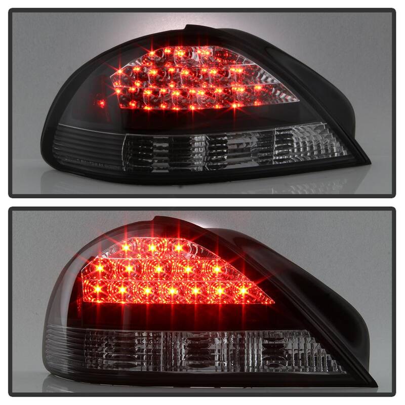 Spyder Auto Pontiac Grand AM 99-05 LED Tail Lights - Black - 5007117