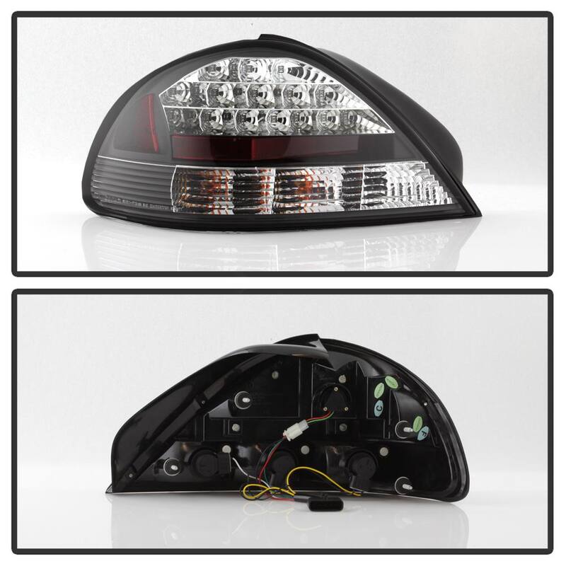 Spyder Auto Pontiac Grand AM 99-05 LED Tail Lights - Black - 5007117