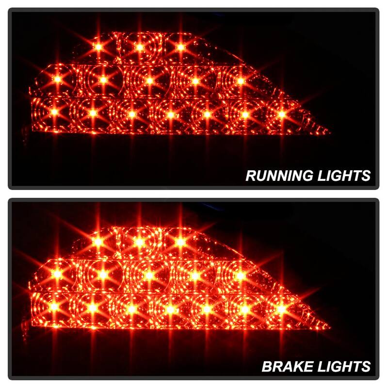 Spyder Auto Pontiac Grand AM 99-05 LED Tail Lights - Black - 5007117