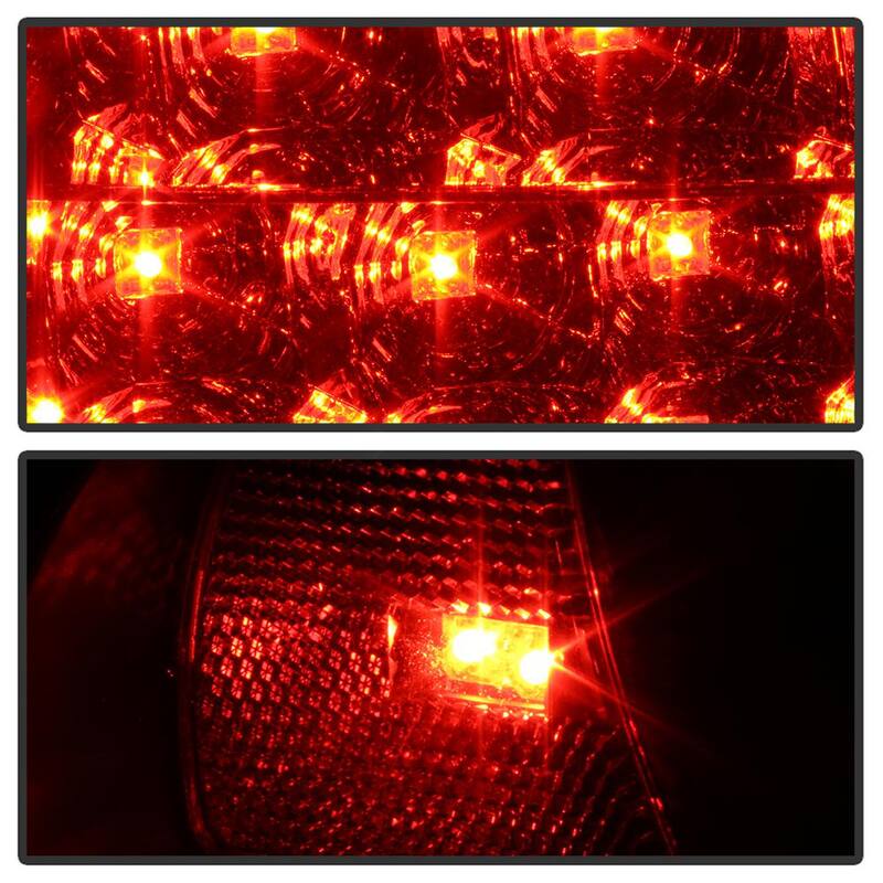 Spyder Auto Pontiac Grand AM 99-05 LED Tail Lights - Black - 5007117
