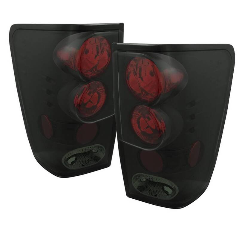Spyder Auto Nissan Titan 04-15 Euro Style Tail Lights - Black Smoke - 5078223