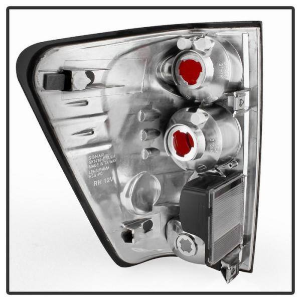 Spyder Auto Nissan Titan 04-15 Euro Style Tail Lights - Black Smoke - 5078223