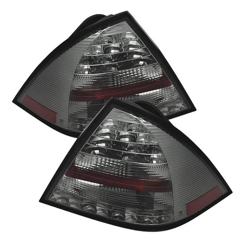 Spyder Auto Mercedes Benz W203 C-Class 05-07 4DR Sedan LED Tail Lights - Smoke - 5069986