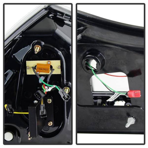Spyder Auto Lexus RX330 / RX350 04-09 LED Tail Lights - Black - 5080837
