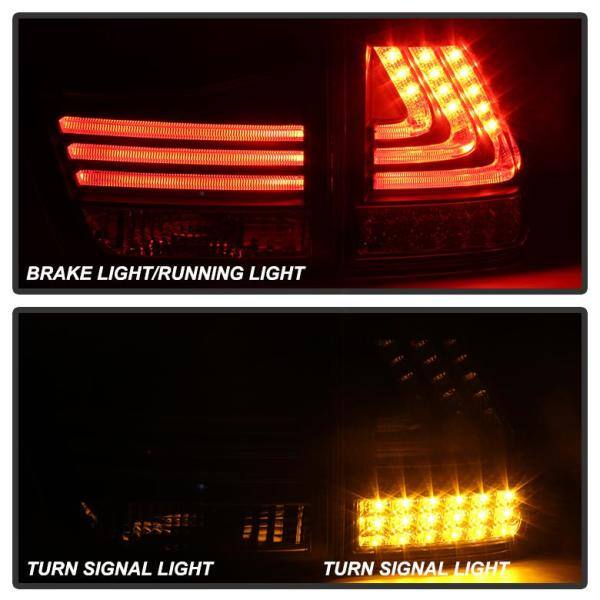 Spyder Auto Lexus RX330 / RX350 04-09 LED Tail Lights - Black - 5080837