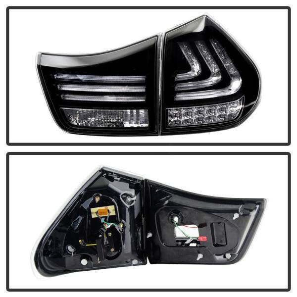 Spyder Auto Lexus RX330 / RX350 04-09 LED Tail Lights - Black - 5080837