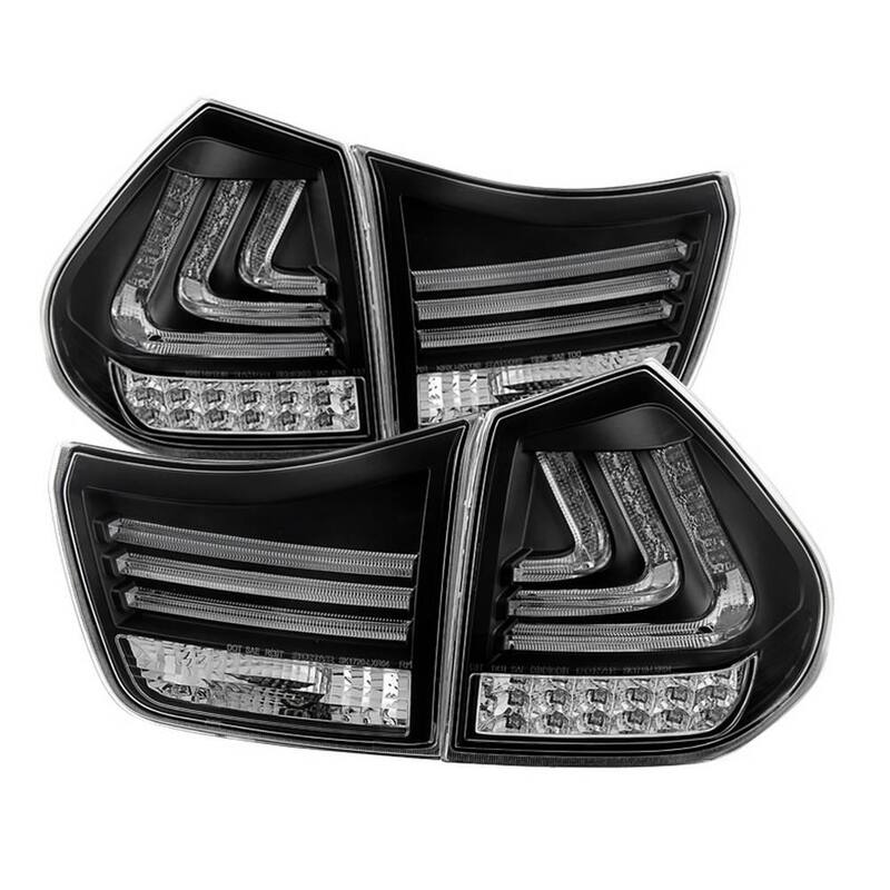 Spyder Auto Lexus RX330 / RX350 04-09 LED Tail Lights - Black - 5080837