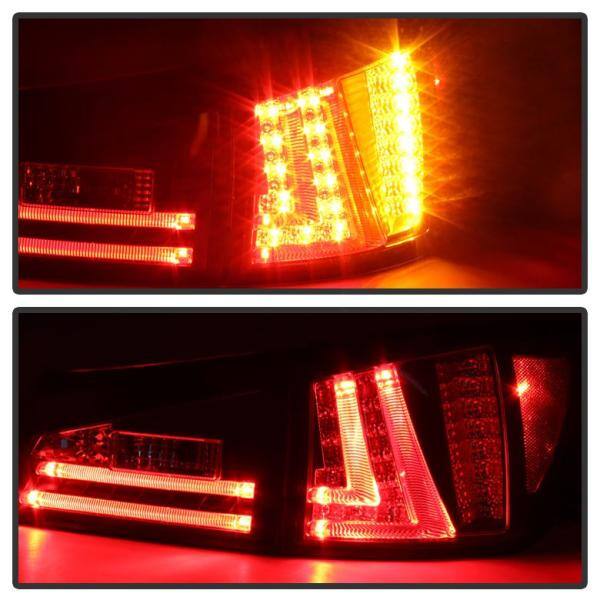Spyder Auto Lexus IS250 06-08 LED Tail Lights - Black Smoke - 5080790